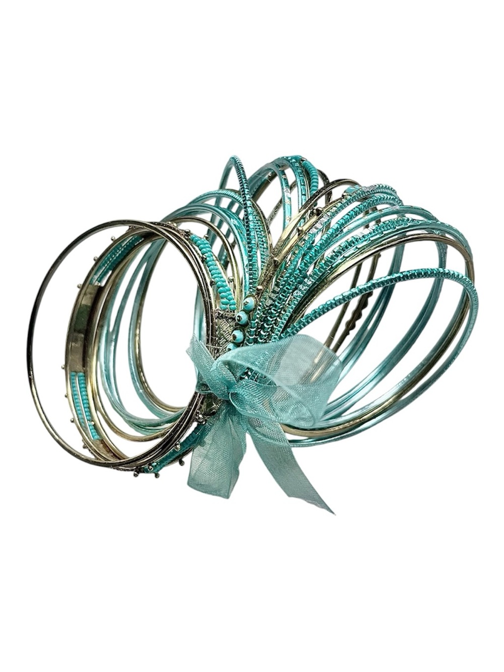Turquoise Multi-Stack Bangle Bracelet Set